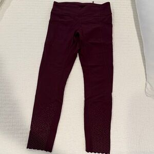 Lululemon Athletica Deep Burgundy Leggings